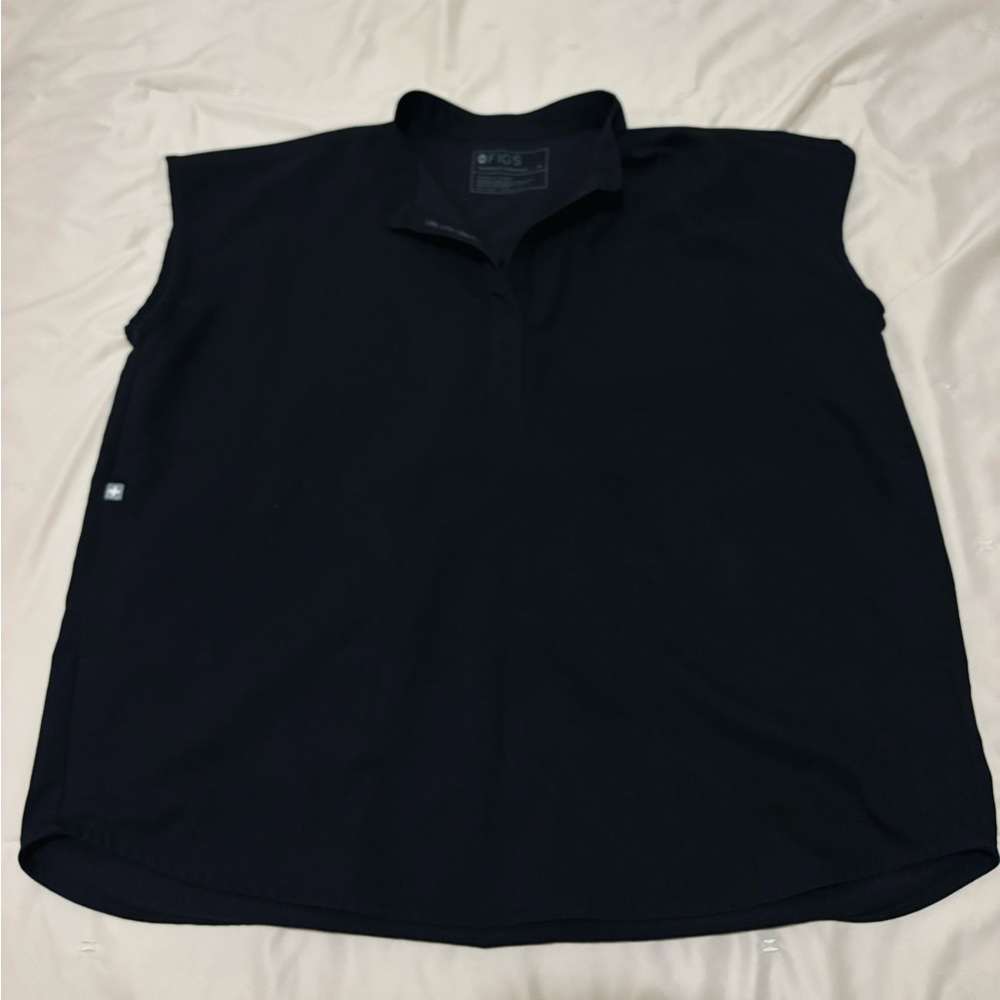 Figs Black Rafaela Top M